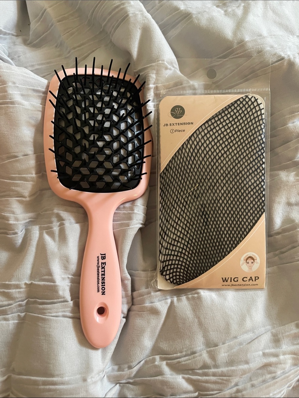 JB Extension Pink Paddle Hair Brush - Venting wig brush